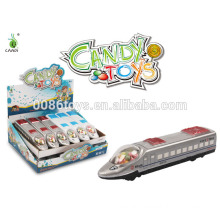 2014 new funny 20cm Pull back candy train toy
